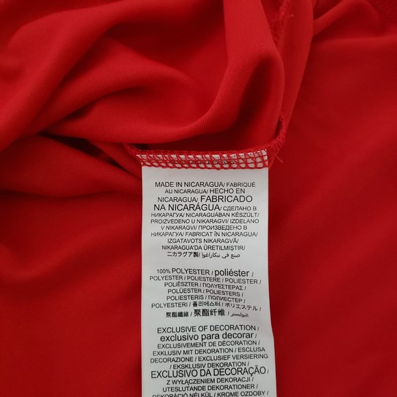 Wisconsin Badgers Polo Shirt Men's Size XL Box Seat Red White NCAA NWT - Picture 10 of 12